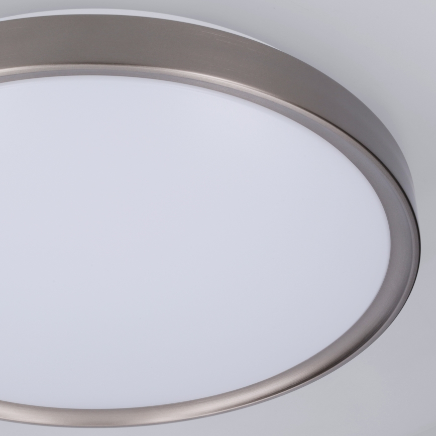 Brilagi - Zatemnjiva stropna LED svetilka FANCIA LED/48W/230V 3000-6500K premer 39 cm srebrna + daljinski upravljalnik