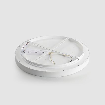 Brilagi - LED zatemnjiva stropna svetilka GLASS POOL DOUBLE LED/48W/230V 3000-6000K 40 cm bela + daljinski upravljalnik