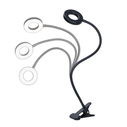 Brilagi -LED Zatemnjevalna svetilka s sponko ORBELA LED/8W/5V 3000/4000/5000K črna