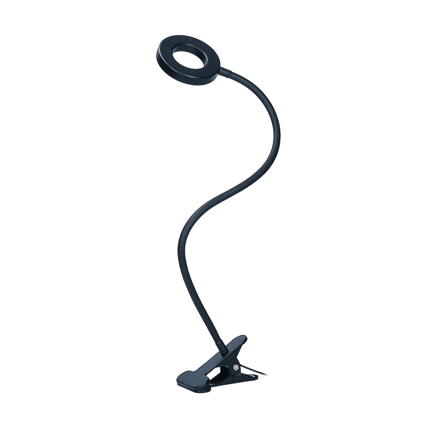 Brilagi -LED Zatemnjevalna svetilka s sponko ORBELA LED/8W/5V 3000/4000/5000K črna