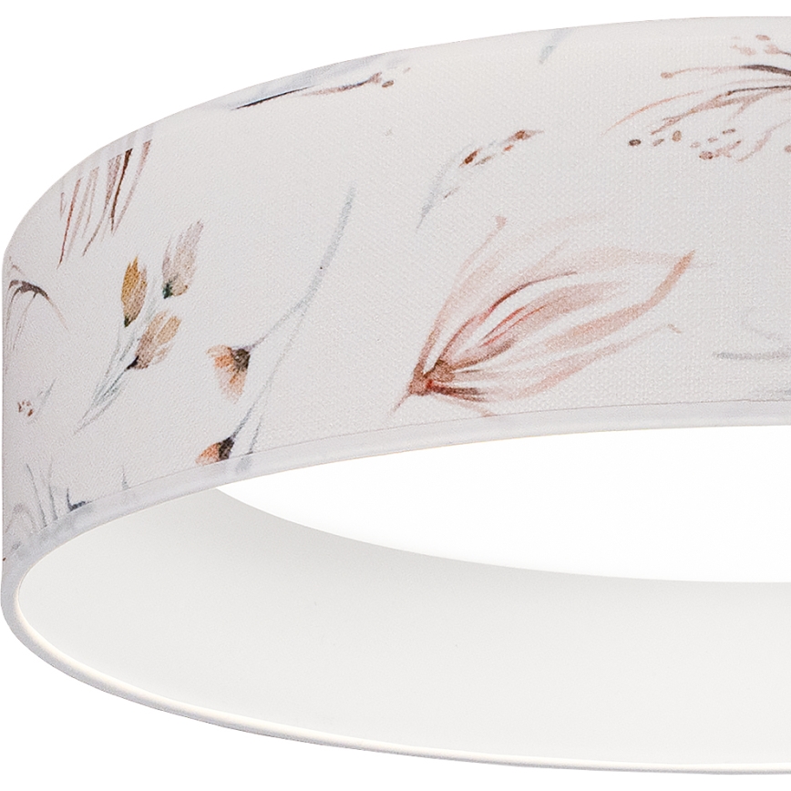 Brilagi - LED stropna svetilka VELVET SMARTIX z zatemnitveno funkcijo LED/36W/230V 3000-6000K premer 55 cm bela/cvetlični vzorec Wi-Fi Tuya Beacon + daljinski upravljalnik