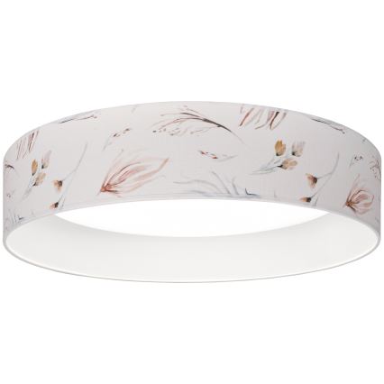 Brilagi - LED stropna svetilka VELVET SMARTIX z zatemnitveno funkcijo LED/36W/230V 3000-6000K premer 55 cm bela/cvetlični vzorec Wi-Fi Tuya Beacon + daljinski upravljalnik