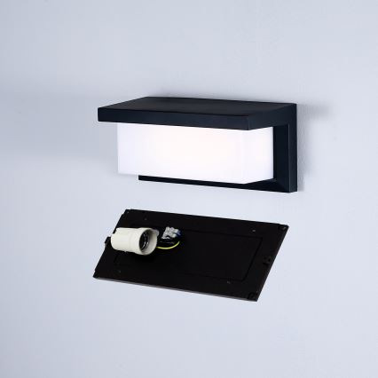Brilagi - LED zatemljiva zunanja stenska svetilka BRICKY 1xE27/6W/230V 2700-6500K IP54 črna