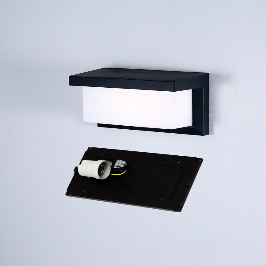 Brilagi - LED zatemljiva zunanja stenska svetilka BRICKY 1xE27/6W/230V 2700-6500K IP54 črna