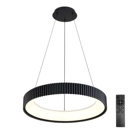 Brilagi - LED Zatemljiv viseči lestenec na kablu FALCON MODERN LED/54W/230V 3000-6500K premer 60 cm črna + daljinski upravljalnik
