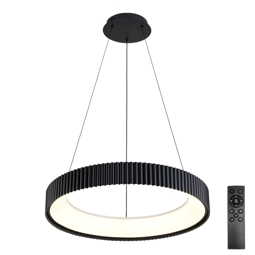 Brilagi - LED Zatemljiv viseči lestenec na kablu FALCON MODERN LED/54W/230V 3000-6500K premer 60 cm črna + daljinski upravljalnik
