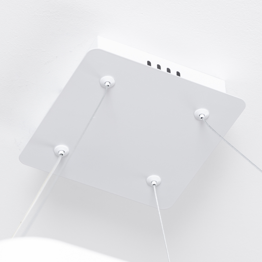 Brilagi - LED lestenec na kablu z možnostjo zatemnitve FALCON SLIM LED/50W/230V 3000-6500K 50x50 cm bela + daljinski upravljalnik