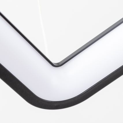 Brilagi - Zatemljiv viseči LED lestenec na jekleni vrvici FALCON SLIM LED/50W/230V 3000-6500K 50x50 cm črna + daljinski upravljalnik