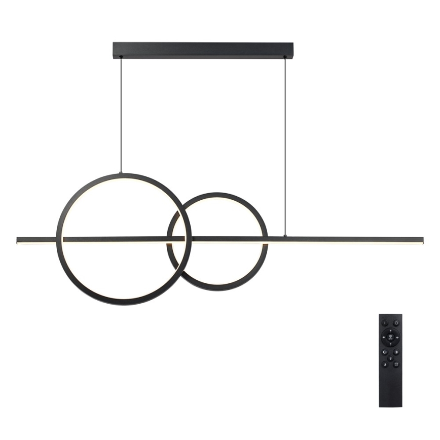 BRILAGI - LED zatemljiv lestenec na kablu SIGNATURE LED/53W/230V 3000-6000K 120 cm črna + daljinski upravljalnik