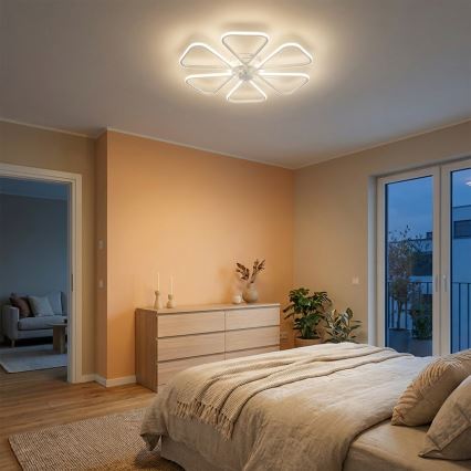 Brilagi - LED zatemljiv stropni ventilator LED/38W/230V premer 76 cm bela + daljinski upravljalnik