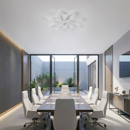 Brilagi - LED stropni ventilator z možnostjo zatemnitve, LED/43W/230V, premer 90 cm, bel, z daljinskim upravljalnikom