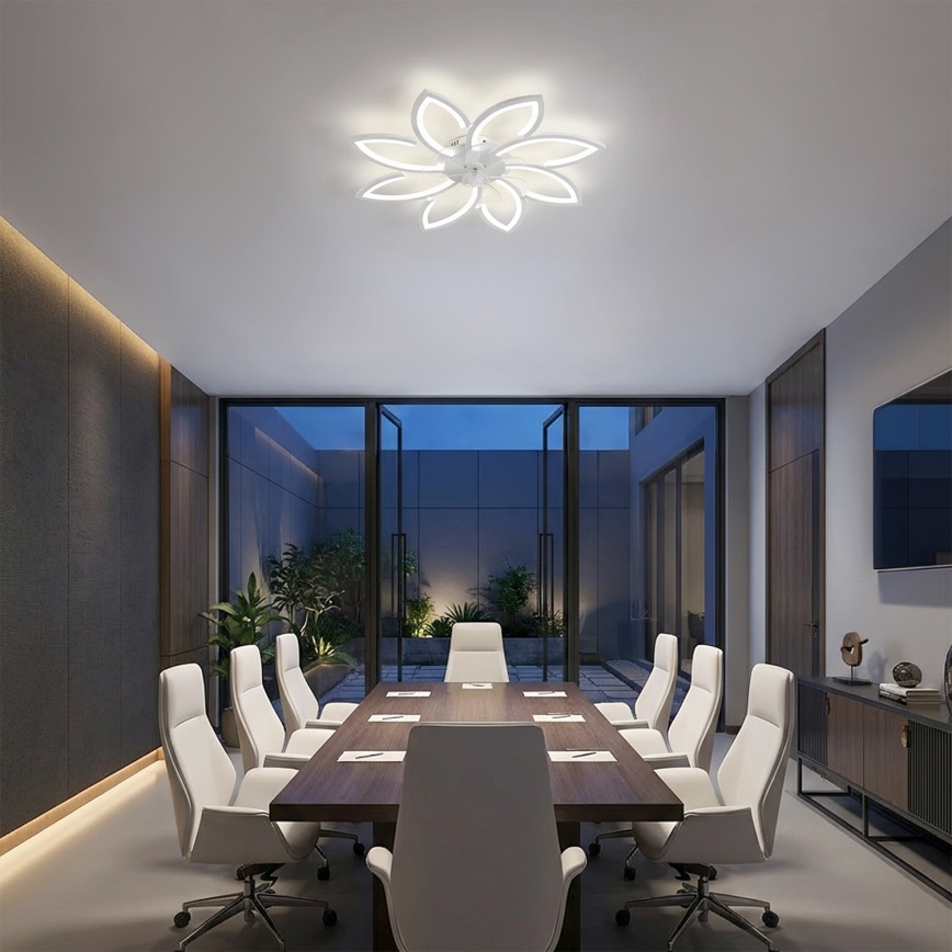 Brilagi - LED stropni ventilator z možnostjo zatemnitve, LED/43W/230V, premer 90 cm, bel, z daljinskim upravljalnikom