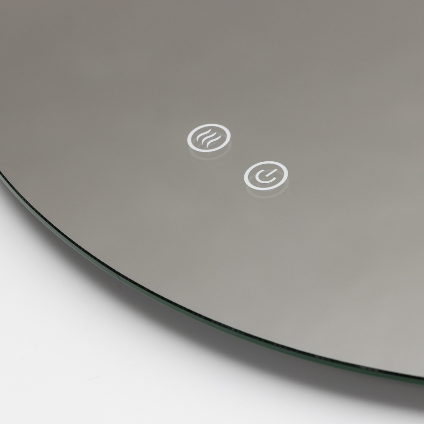 Brilagi - LED ogrevano kopalniško ogledalo DEMI ECO LED/12W/230V premer 60 cm IP44 CRI 90 zatemnljivo + CCT