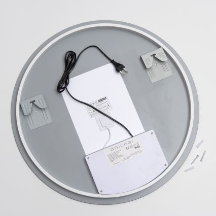 Brilagi - LED ogrevano kopalniško ogledalo DEMI ECO LED/12W/230V premer 60 cm IP44 CRI 90 zatemnljivo + CCT