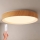 Brilagi - LED zatemnjevalno stropno svetilo FLOCO LED/48W/230V, premer 40 cm, lesni dekor/bela + daljinski upravljalnik