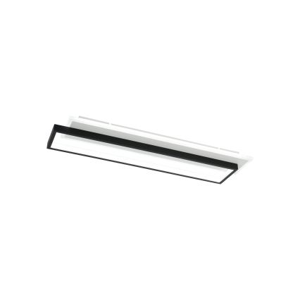 Brilagi - LED zatemnjevalna stropna svetilka OUTLINE LED/66W/230V 3000-6000K 15x60 cm bela/črna + daljinski upravljalnik