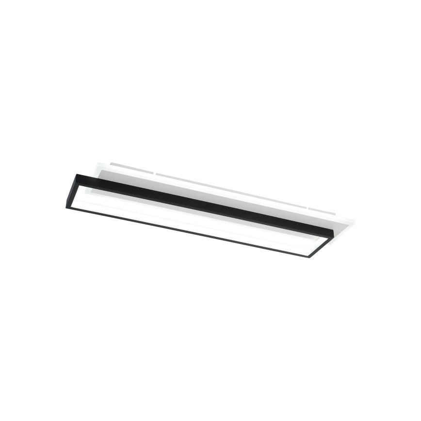 Brilagi - LED zatemnjevalna stropna svetilka OUTLINE LED/66W/230V 3000-6000K 15x60 cm bela/črna + daljinski upravljalnik