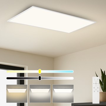 Brilagi - LED zatemnjevalno stropno svetilo SLIMFRAME LED/80W/230V 120x60 cm 3000-6000K bela + daljinski upravljalnik