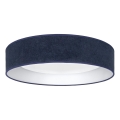 Brilagi - LED zatemnjevalno stropno svetilo VELVET SMARTIX STARS LED/36W/230V 3000-6000K premer 55 cm modra Wi-Fi Tuya Beacon + daljinsko upravljanje