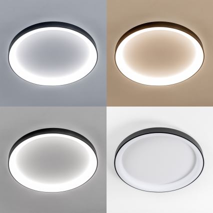 Brilagi - LED zatemnljivo stropno svetilo FALCON II LED/108W/230V 3000-6500K premer 80 cm črno + daljinski upravljalnik