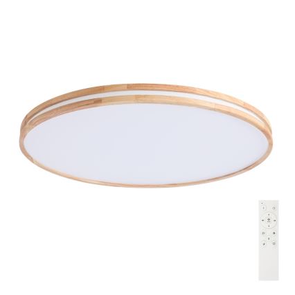 Brilagi - Zatemnjevalna LED stropna svetilka MOLINA LED/128W/230V 3000-6000K hrast, premer 100 cm + daljinski upravljalnik