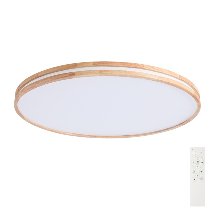 Brilagi - Zatemnjevalna LED stropna svetilka MOLINA LED/128W/230V 3000-6000K hrast, premer 100 cm + daljinski upravljalnik