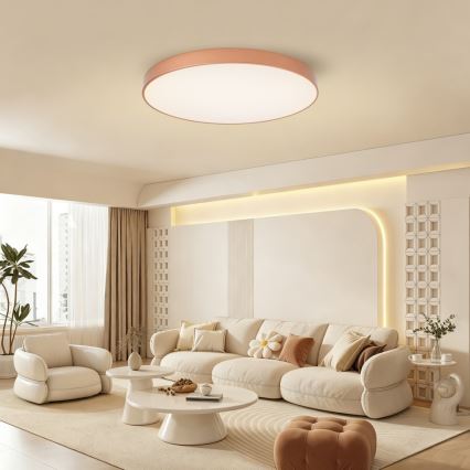 Brilagi - LED stropno svetilo POOL SMART, z zatemnitvijo, 100W/230V, 3000-6000K, premer 80 cm, Wi-Fi Tuya, bronasto + daljinski upravljalnik