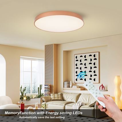 Brilagi - LED stropno svetilo POOL SMART, z zatemnitvijo, 100W/230V, 3000-6000K, premer 80 cm, Wi-Fi Tuya, bronasto + daljinski upravljalnik