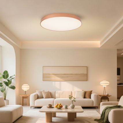 Brilagi - LED stropno svetilo POOL SMART, z zatemnitvijo, 100W/230V, 3000-6000K, premer 80 cm, Wi-Fi Tuya, bronasto + daljinski upravljalnik
