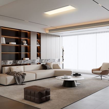 Brilagi - LED stropna svetilka SLIMFRAME z zatemnitvijo LED/58W/230V 120x30 cm 3000-6000K bela + daljinski upravljalnik