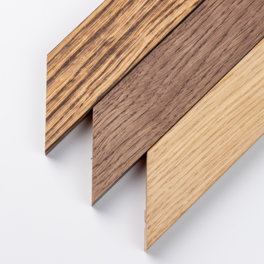 Brilagi - LED stropna svetilka z možnostjo zatemnitve SLIMFRAME WOOD LED/58W/230V 124x34 cm 3000-6000K rjava + daljinski upravljalnik
