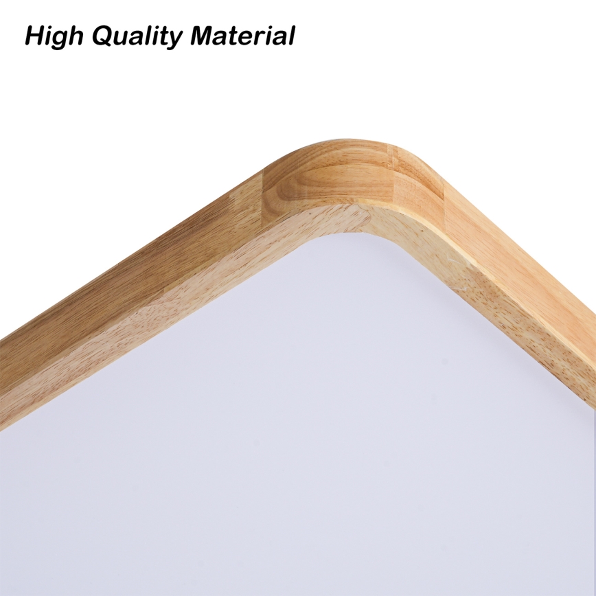 Brilagi - LED zatemnjiva stropna svetilka WOODLINE SQUARE LED/180W/230V 3000-6000K hrast 100x100 cm + daljinski upravljalnik