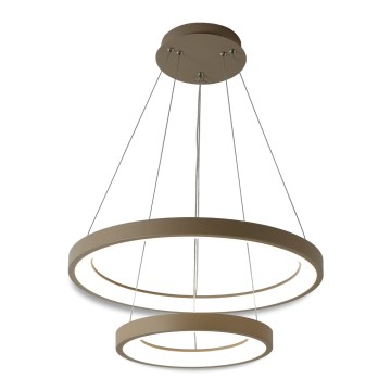 BRILAGI - LED zatemnjiv viseči lestenec na kablu FALCON SLIM LED/68W/230V 3000-6500K Ø 50 cm bež + daljinski upravljalnik