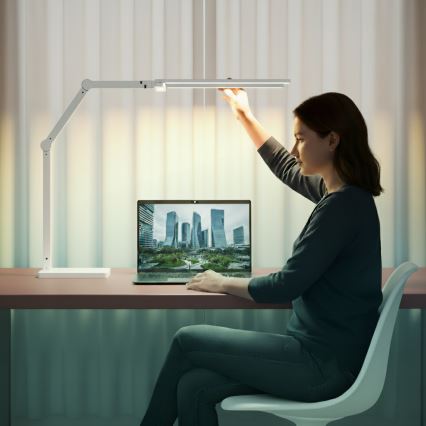 Brilagi - LED namizna svetilka VARIO z nastavljivo svetlostjo in upravljanjem na dotik LED/24W/230V 3000-6500K CRI 92 bela