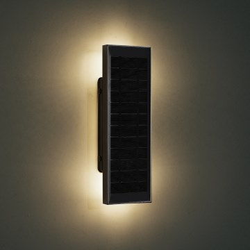 Brilagi - LED zatemnjiva sončna stenska svetilka SUN LED/2,5W/3,7V 30 cm 2000 mAh IP44