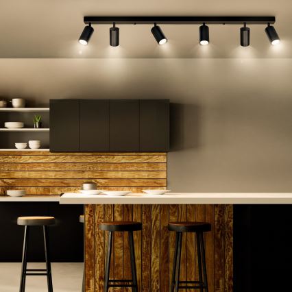 Brilagi - LED RGBW zatemnljivo točkovno svetilo SELE 6xGU10/6,5W/230V 2700-6500K črna