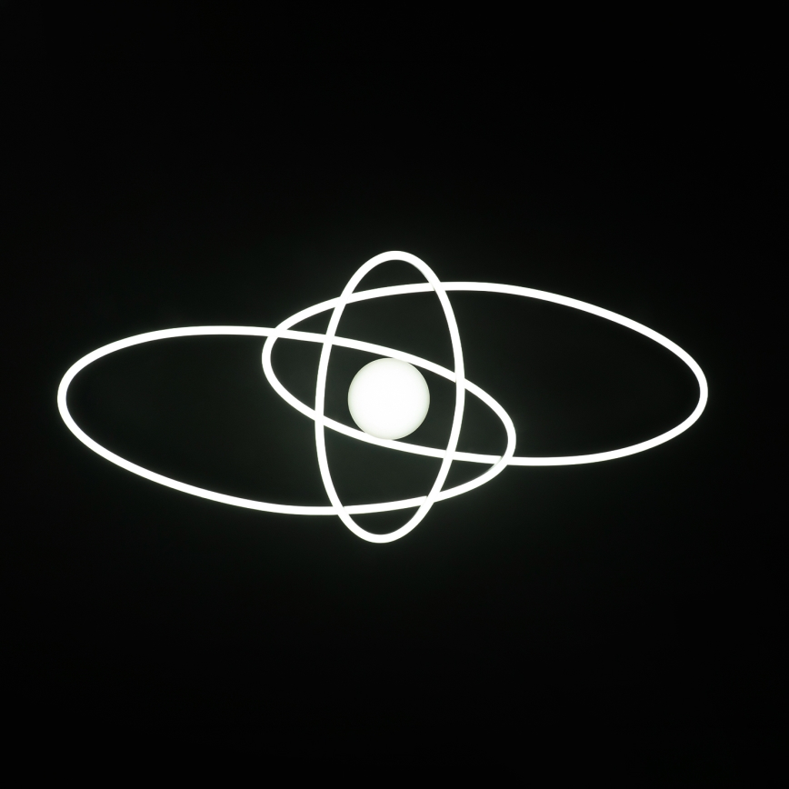 BRILAGI - Zatemnjiva stropna svetilka APOLLO LED/58W/230V 3000-6500K 43,2x101,2 cm matiran krom + daljinski upravljalnik