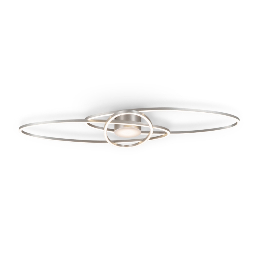 BRILAGI - Zatemnjiva stropna svetilka APOLLO LED/58W/230V 3000-6500K 43,2x101,2 cm matiran krom + daljinski upravljalnik