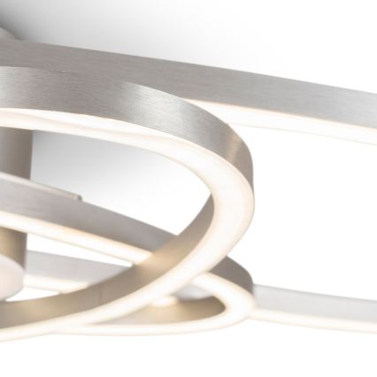 BRILAGI - Zatemnjiva stropna svetilka APOLLO LED/58W/230V 3000-6500K 43,2x101,2 cm matiran krom + daljinski upravljalnik