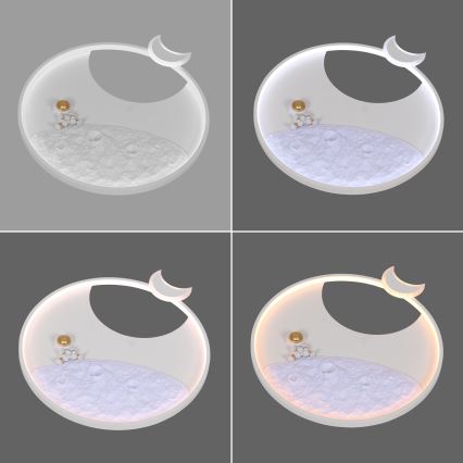 Brilagi - LED zatemnjevalna otroška stropna svetilka ASTRO LED/20W/230V premer 50 cm 3000-6000K astronavt + daljinski upravljalnik