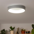 Brilagi - LED zatemnjiva stropna svetilka FALCON LED/80W/230V 3000-6500K premer 60 cm siva + daljinski upravljalnik