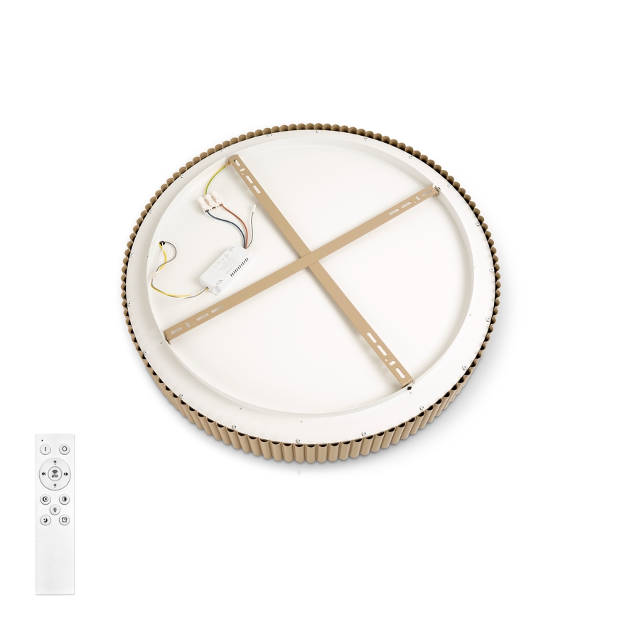 Brilagi - LED zatemnjevalna stropna svetilka FALCON MODERN LED/30W/230V 3000-6500K premer 40 cm bež + daljinski upravljalnik