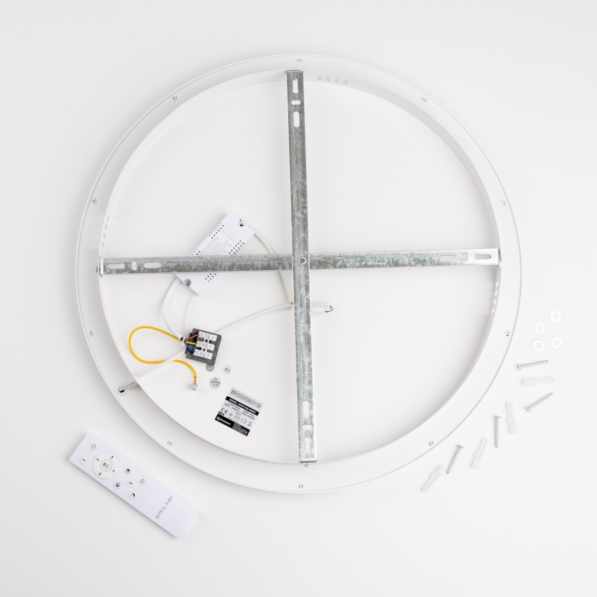 Brilagi - LED stropna svetilka FALCON SLIM z zatemnitvijo LED/42W/230V 3000-6500K premer 50 cm bela + daljinski upravljalnik