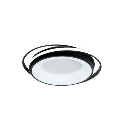 Brilagi - LED zatemnjevalna stropna svetilka FLARE LED/84W/230V 3000-6000K 47x51 cm črna + daljinski upravljalnik