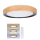 Brilagi - LED zatemnjiva stropna svetilka FLOCO LED/48W/230V 3000-6500K premer 40 cm lesni dekor/črna + daljinski upravljalnik