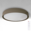Brilagi - LED zatemnjiva stropna svetilka LUCIA LED/60W/230V 3000-6500K premer 59 cm taupe + daljinski upravljalnik