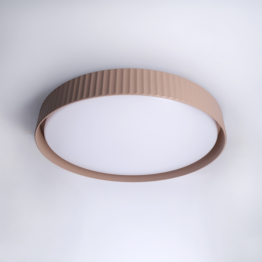Brilagi - Zatemnitvena LED stropna svetilka LUCIA LED/60W/230V 3000-6500K, premer 59 cm, rjava + daljinski upravljalnik