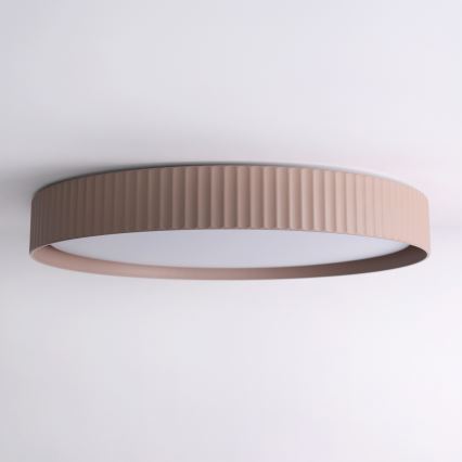 Brilagi - Zatemnitvena LED stropna svetilka LUCIA LED/60W/230V 3000-6500K, premer 59 cm, rjava + daljinski upravljalnik