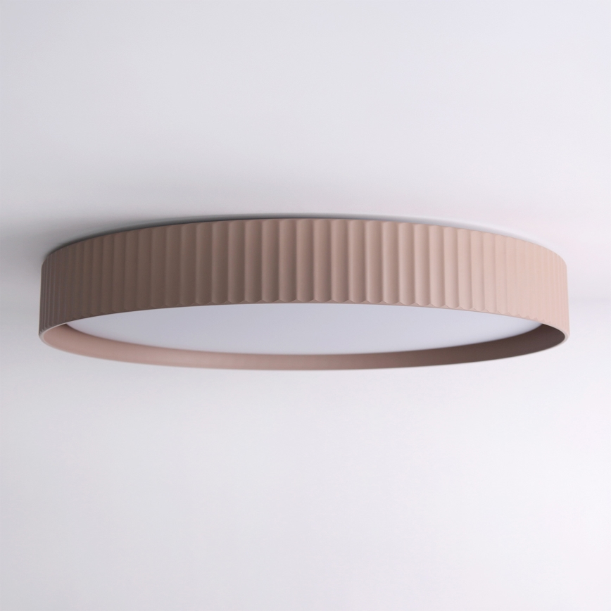 Brilagi - Zatemnitvena LED stropna svetilka LUCIA LED/60W/230V 3000-6500K, premer 59 cm, rjava + daljinski upravljalnik