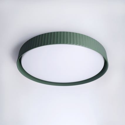 Brilagi - Zatemnjiva stropna LED svetilka LUCIA LED/60W/230V 3000-6500K premer 59 cm zelena + daljinski upravljalnik
